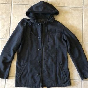 Rvca button up sweater